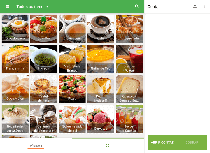 personalizada "Página 1"