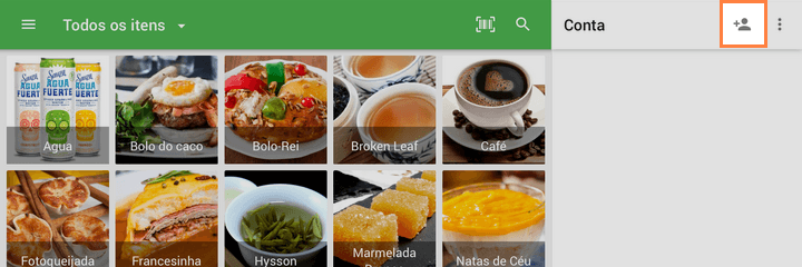 nome do cliente e o número serão impresso no recibo