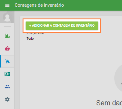 clique no botão '+ Adicionar contagem de inventário'