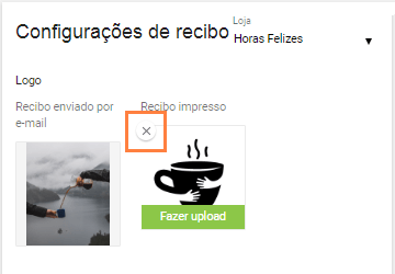 recibo impresso ou enviado por e-mail