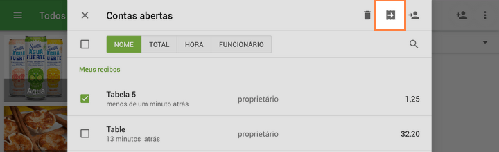 descontos de "Porcentagem" e "Valor" aplicados