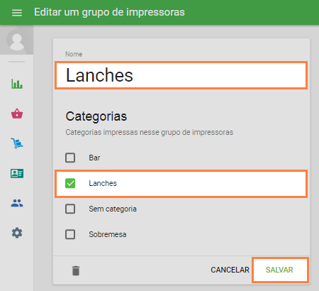 grupos de impressoras 