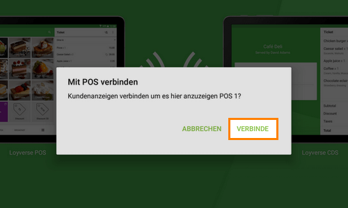 the invitation to pair CDS to POS