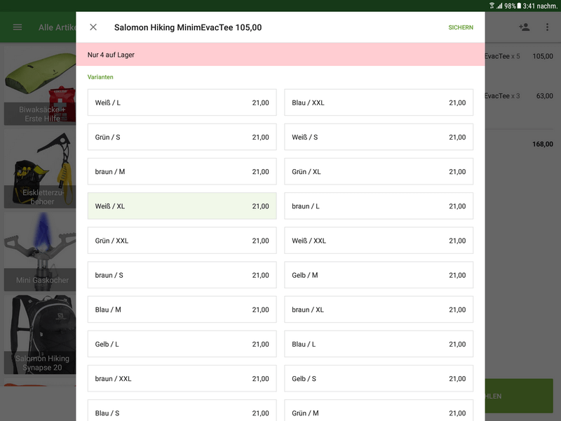Warnung wird auch im Bearbeitungsdialog