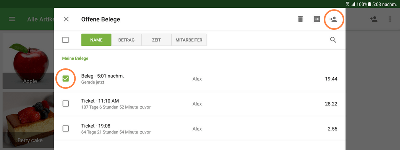 transter ticket icon