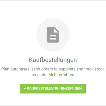 "+ Bestellung hinzufügen"