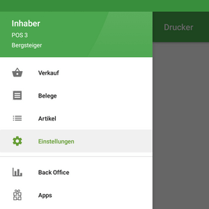gehen Sie zu Einstellungen
