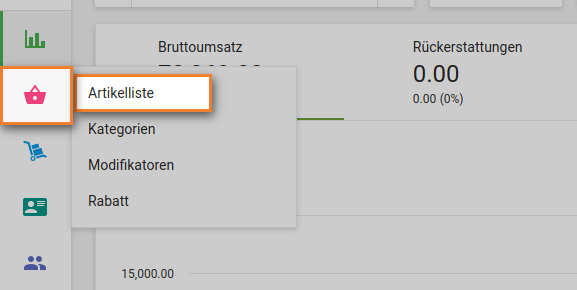 Artikel Liste Abschnitt Sku VARIANTEN
