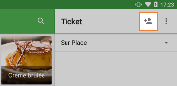 ajout du client au ticket