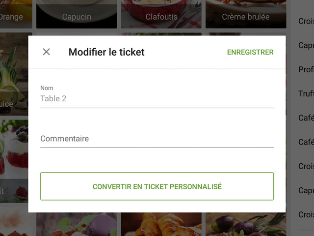 commentaire au ticket