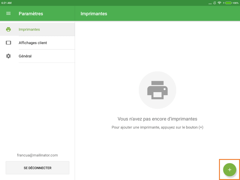 Ajout d'une nouvelle imprimante