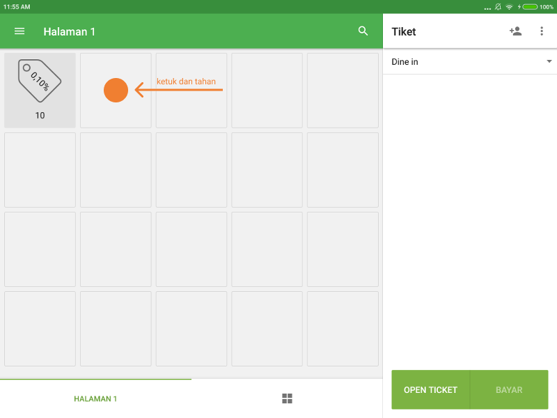 kotak dengan kotak kosong