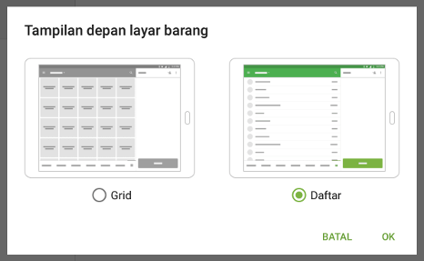 Pilih pilihan daftar dan simpan perubahan.