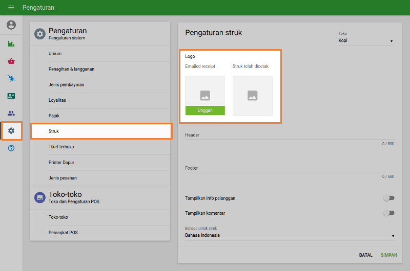 memasukkan sebuah logo