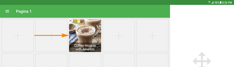 spostare l'articolo in un altro quadrato