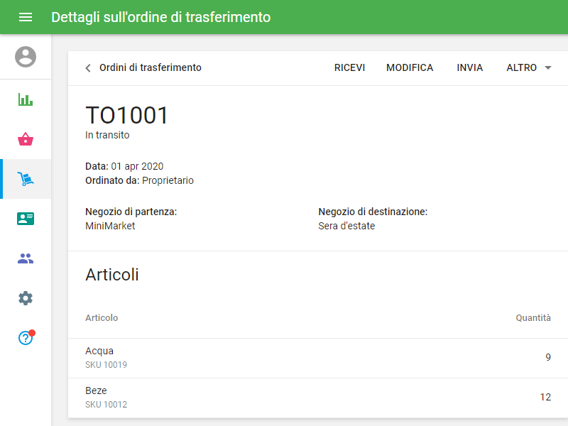 negozio di destinazione facendo