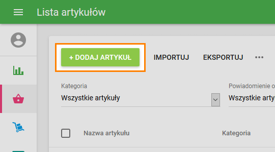 Dodaj artykuł