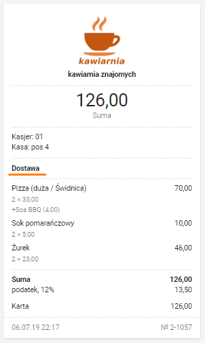 klienta pocztą elektroniczną