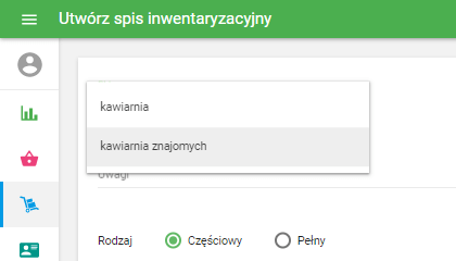 spis inwentaryzacyjny