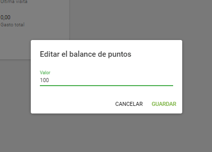 pulsa 'Editar el balance de puntos'