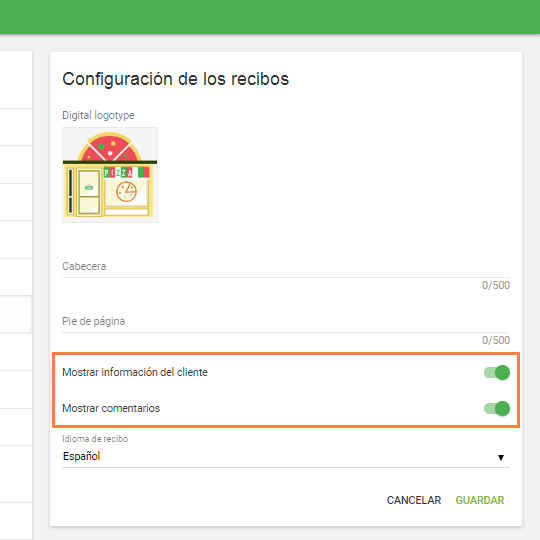 opción "Mostrar comentarios" si desea mostrar los comentarios