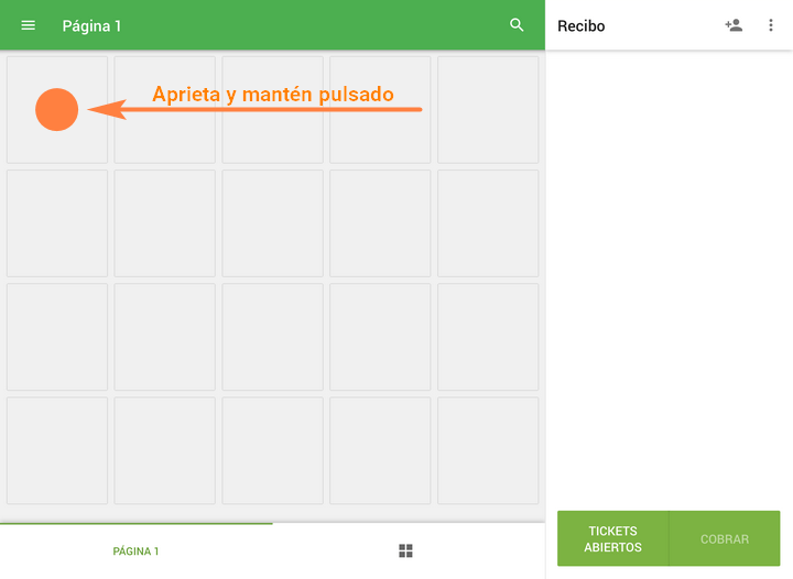 grid with empty squares