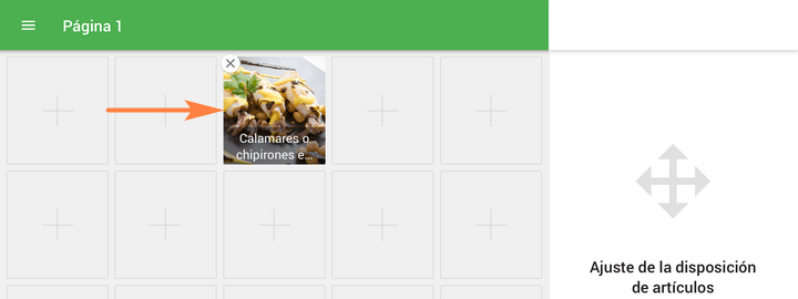 movin the item to another square