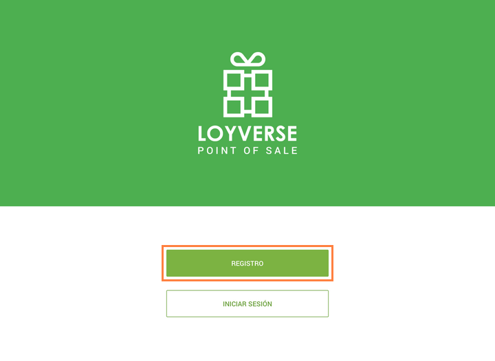 click en el botón "Registro"