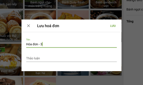 bạn có thể chỉnh sửa tên và nhận