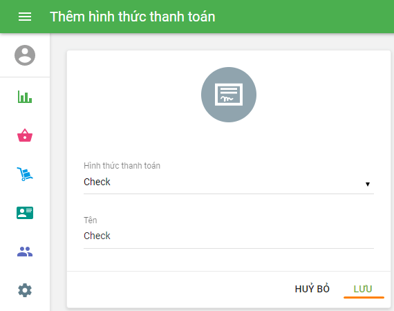 Thêm loại thanh toán
