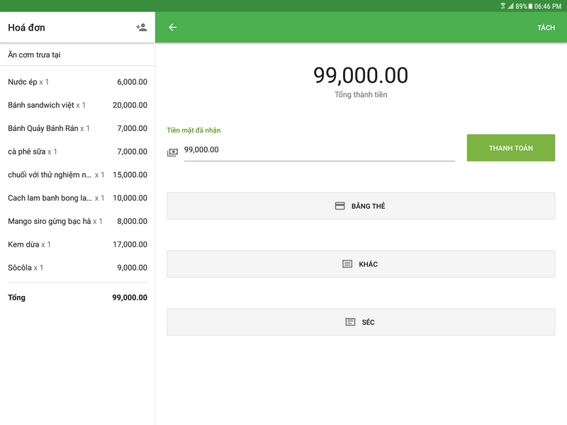 loại hình thanh toán