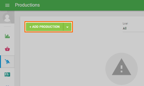 ‘+ Add production’ button