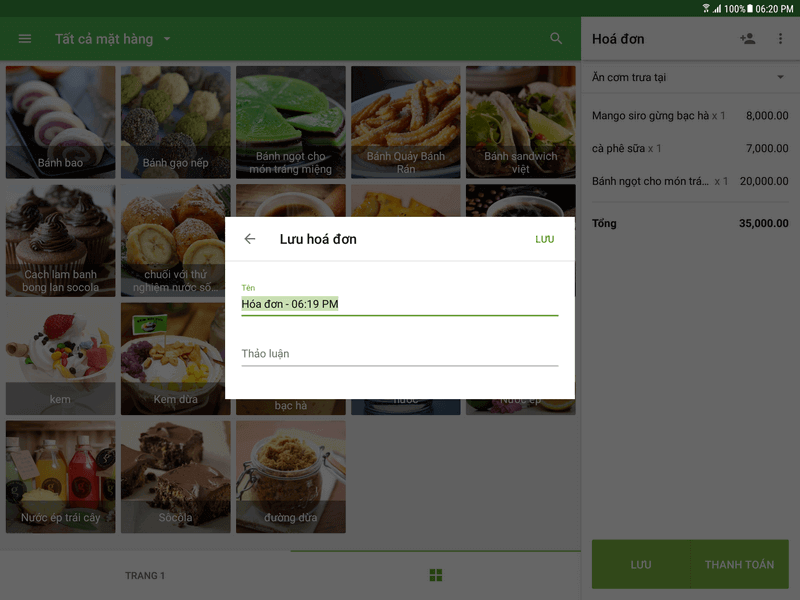 vào 'OK' để đi bước tiếp