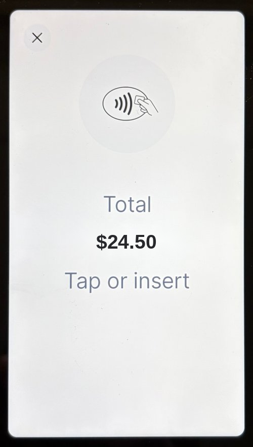 Processing payments on terminal