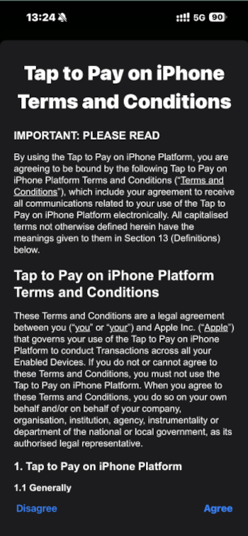 terms and conditions
