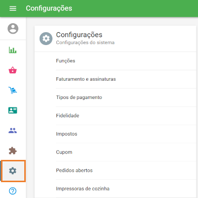 Configurações
