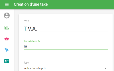 le taux d'imposition
