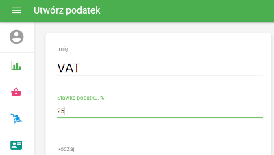 stawkę podatku