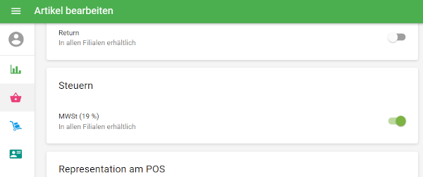 Steuer für einen bestimmten Artikel