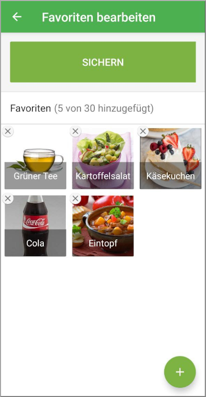 Schaltfläche Speichern
