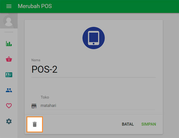 Bagaimana cara membuat, mengaktifkan dan membuang POS