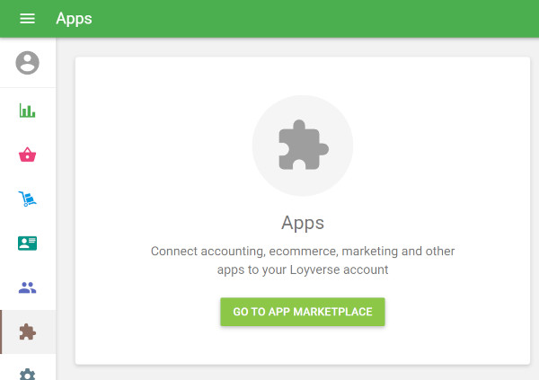 Go to App Marketplace’ button