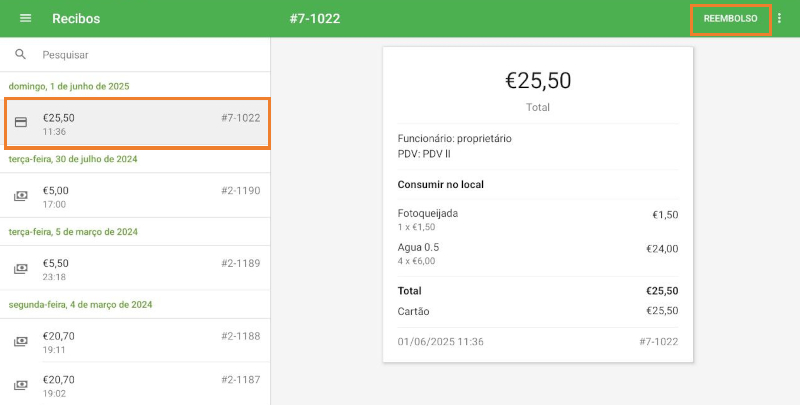 Comprovante Para Reembolso