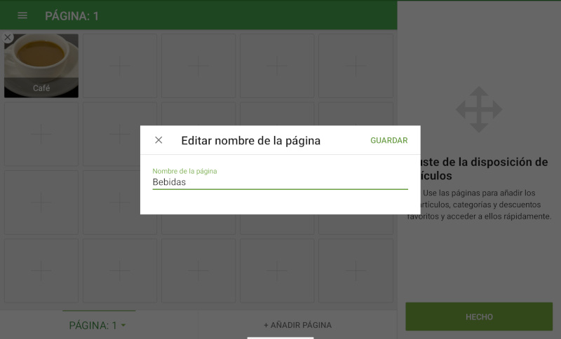 cambiar el nombre de una página