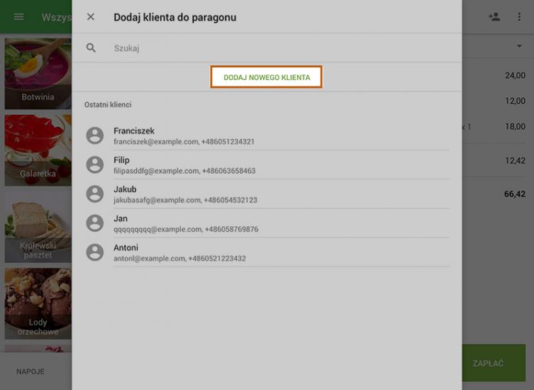 Dodaj nowego klienta