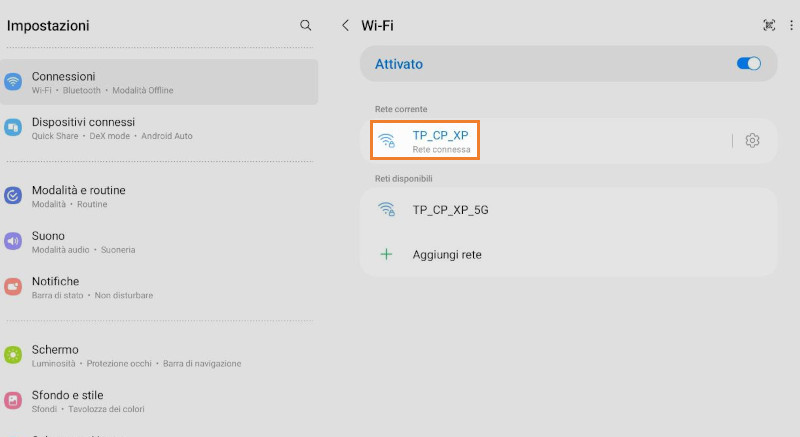 dispositivo controlla la rete del tuo cellulare
