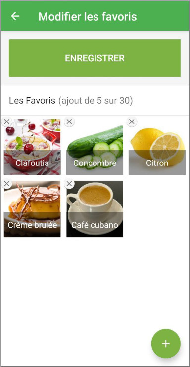 le bouton "Enregistrer"