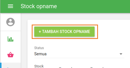 tombol tambah stock opname