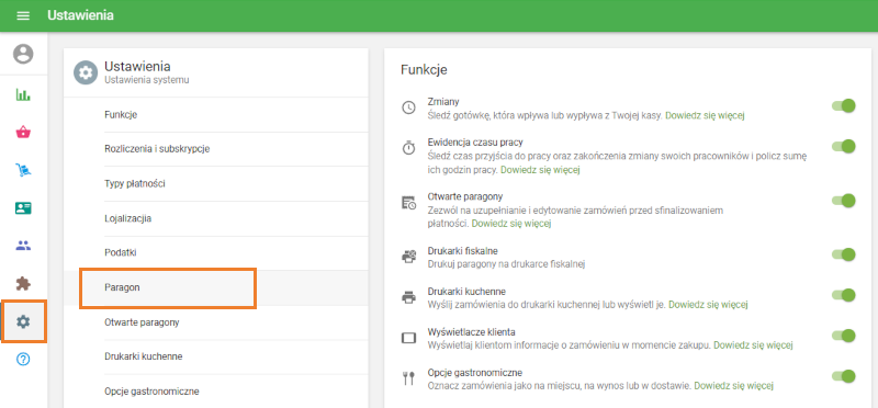 Przejdź do Ustawień