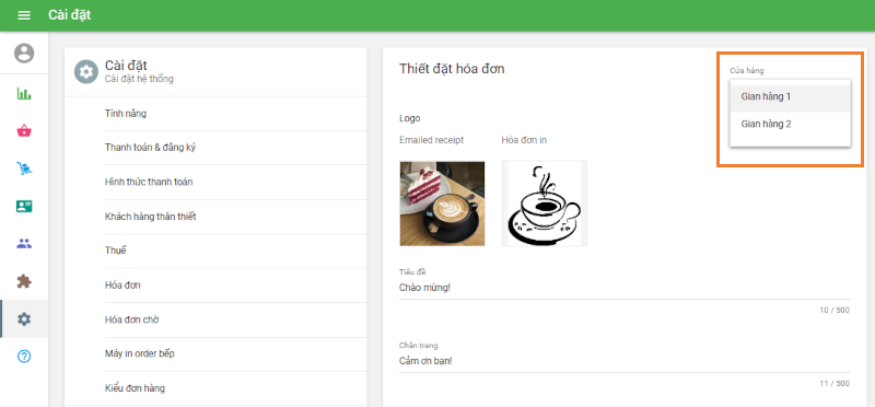 Nếu bạn quản lý nhiều cửa hàng